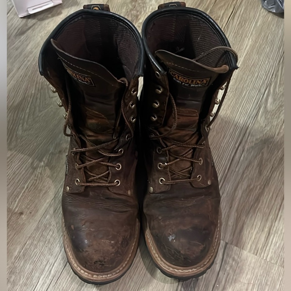 Carolina logger boots size 11